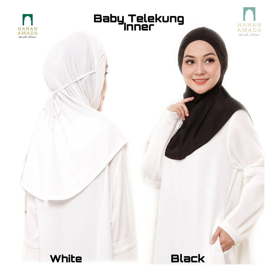 Baby Telekung Inner - Cotton Jersey Hanan Amada