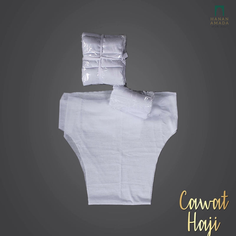 Cawat Haji / Umrah - Ihram 3 Pcs (READY STOCK) Hanan Amada