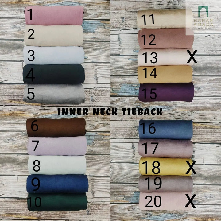 Inner Hijab Neck Tieback Hanan Amada