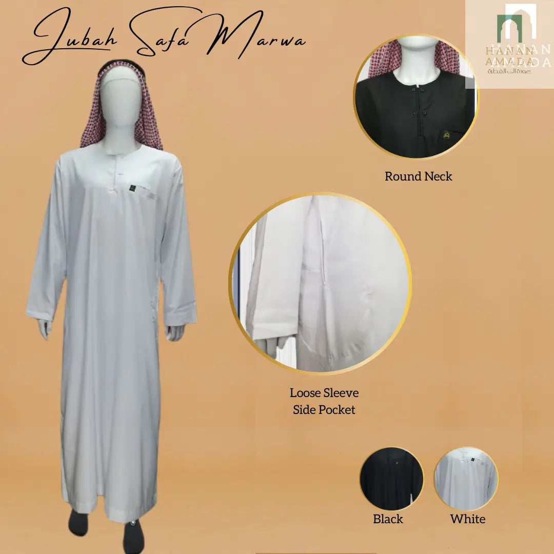 Jubah Safa Marwa - Men Hanan Amada