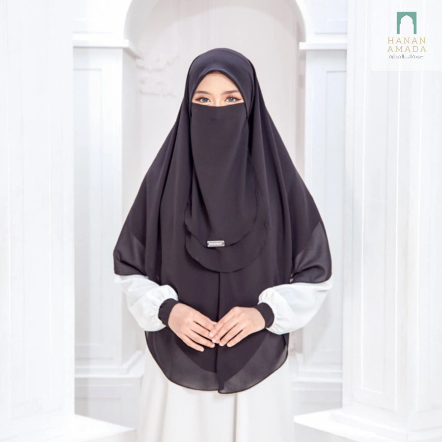 Khimar Khalida - Black Hanan Amada