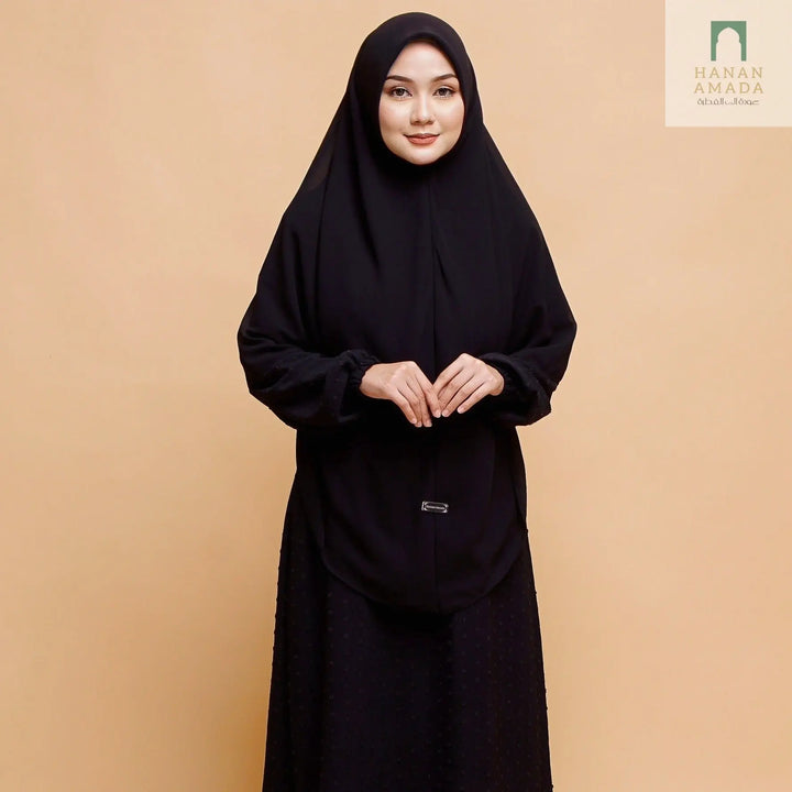 Khimar Khalida - Black Hanan Amada