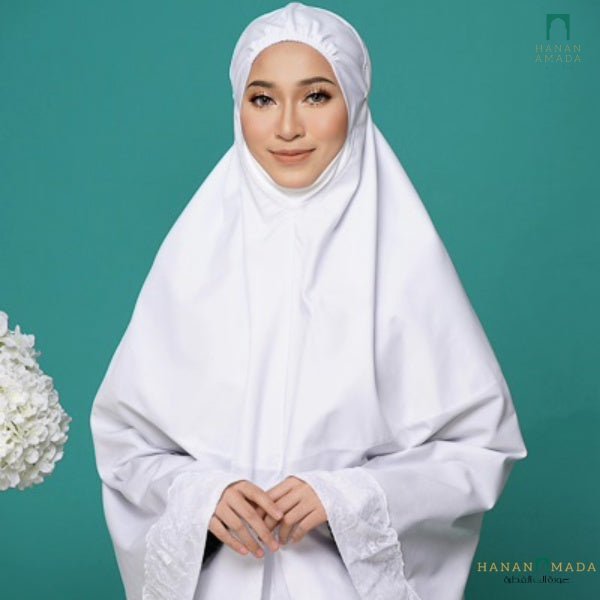 Mini Telekung Pocket ( Cotton with Lace) Hanan Amada