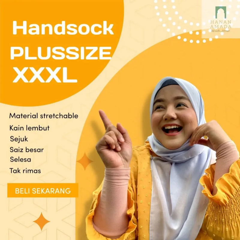 Mosscrepe handsock (Plus Size) Hanan Amada