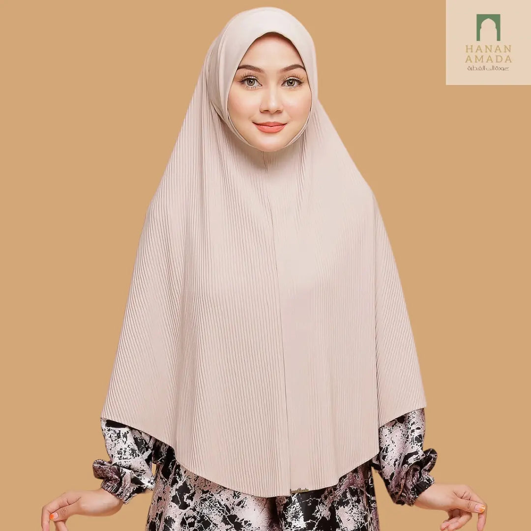instant pleated hijab