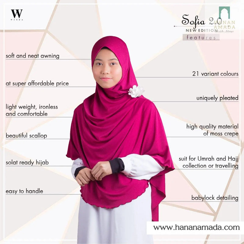 Sofia 2.0 (Instant Twist Hijab) Hanan Amada