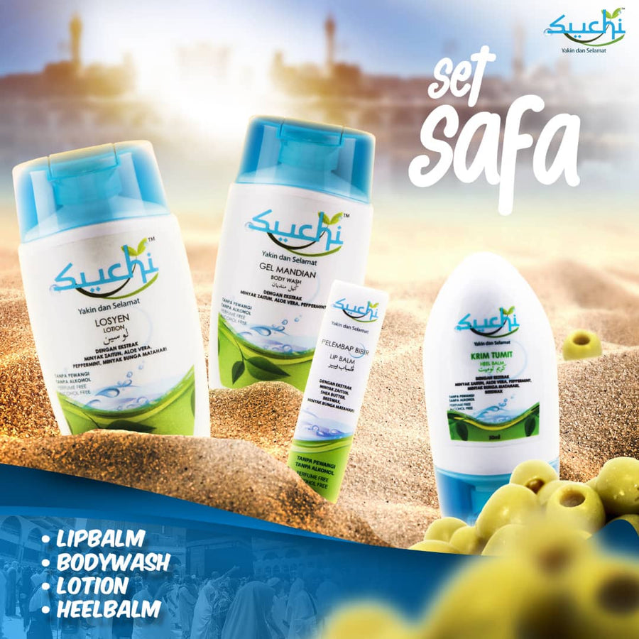 Suchi Safa Set (4pc mini Travel set) Hanan Amada