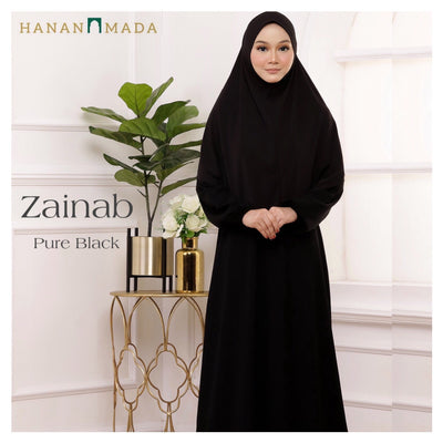 Zainab - Black Jubah / Dress Hanan Amada
