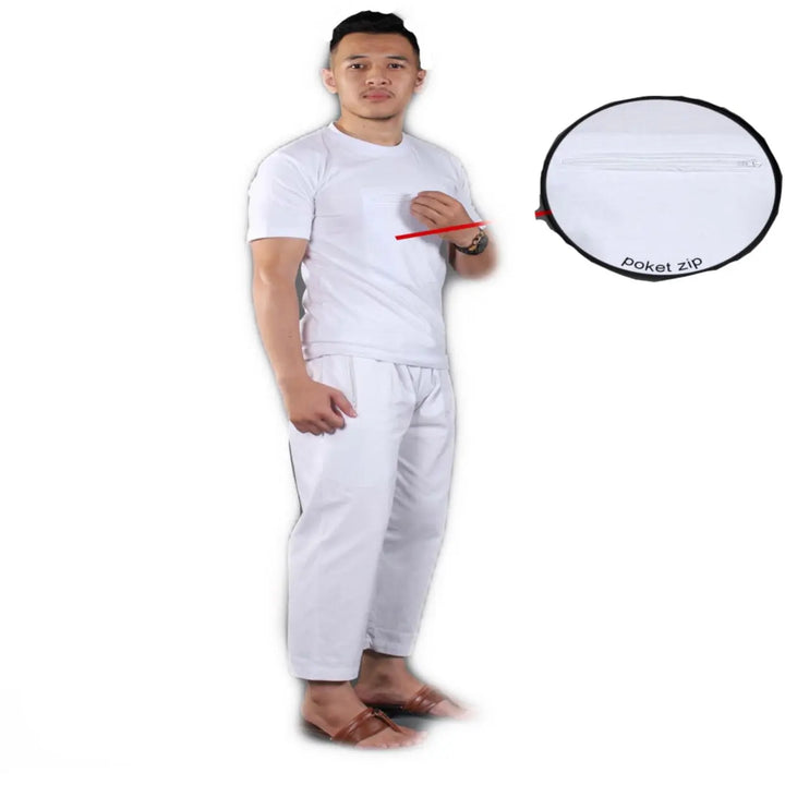 Zipped Pocket T- Shirt (Male) Hanan Amada